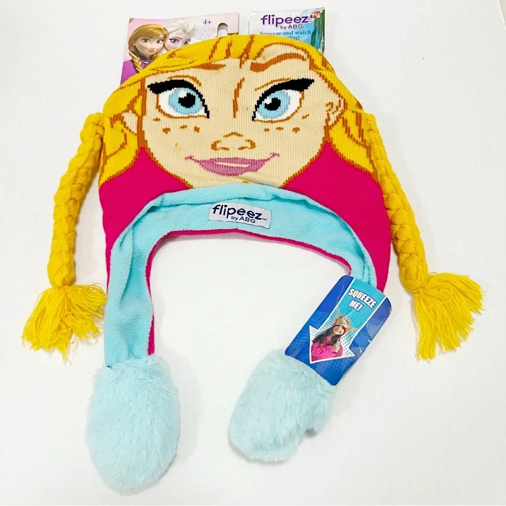 New Anna Frozen Novelty Cartoon Orange Fleece Squeeze